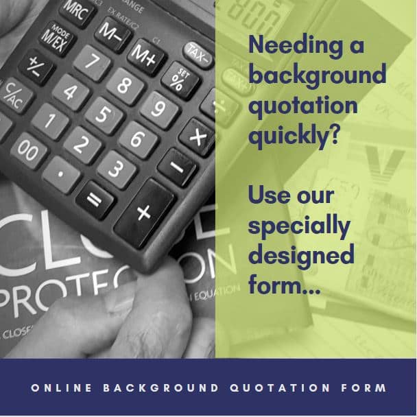 Background Check Quotation Form Online - Veriton Investigations